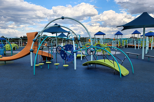 multiple play equipment